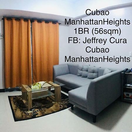 Cubao Manhattanheights Unit 7Ef Tower B, 1Br Manila Esterno foto